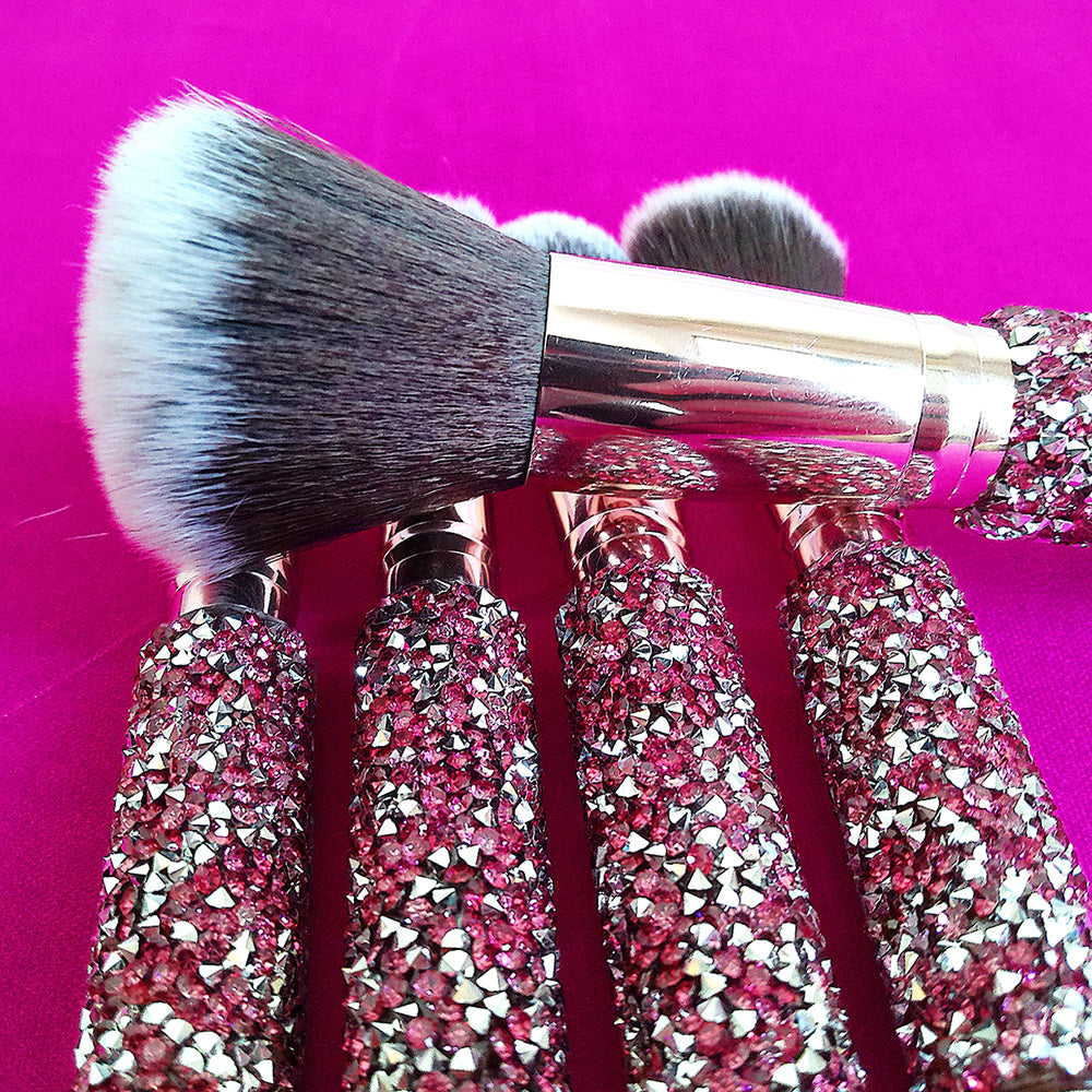 10-Piece Diamond Crystal Makeup Brush Set – product image 9