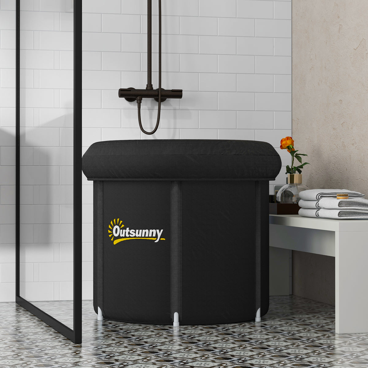 Portable Cold Plunge Tub with Insulated Cover – product image 8