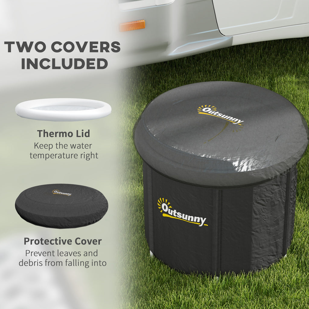 Portable Cold Plunge Tub with Insulated Cover – product image 7