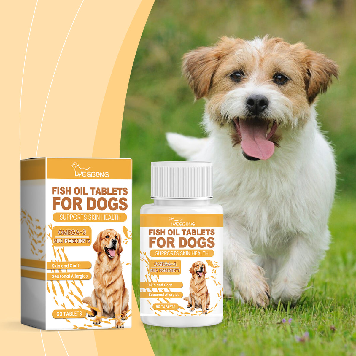 Omega-3 Fish Oil Chews for Dogs – 60 Count – product image 7