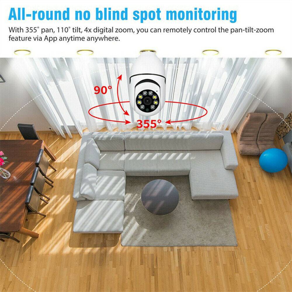 E27 WiFi Smart Bulb Security Camera – product image 10