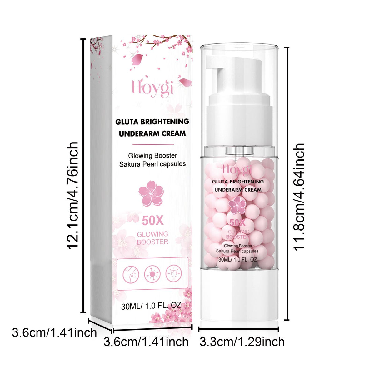 Hoygi Underarm & Dark Spot Moisturizing Cream – product image 6
