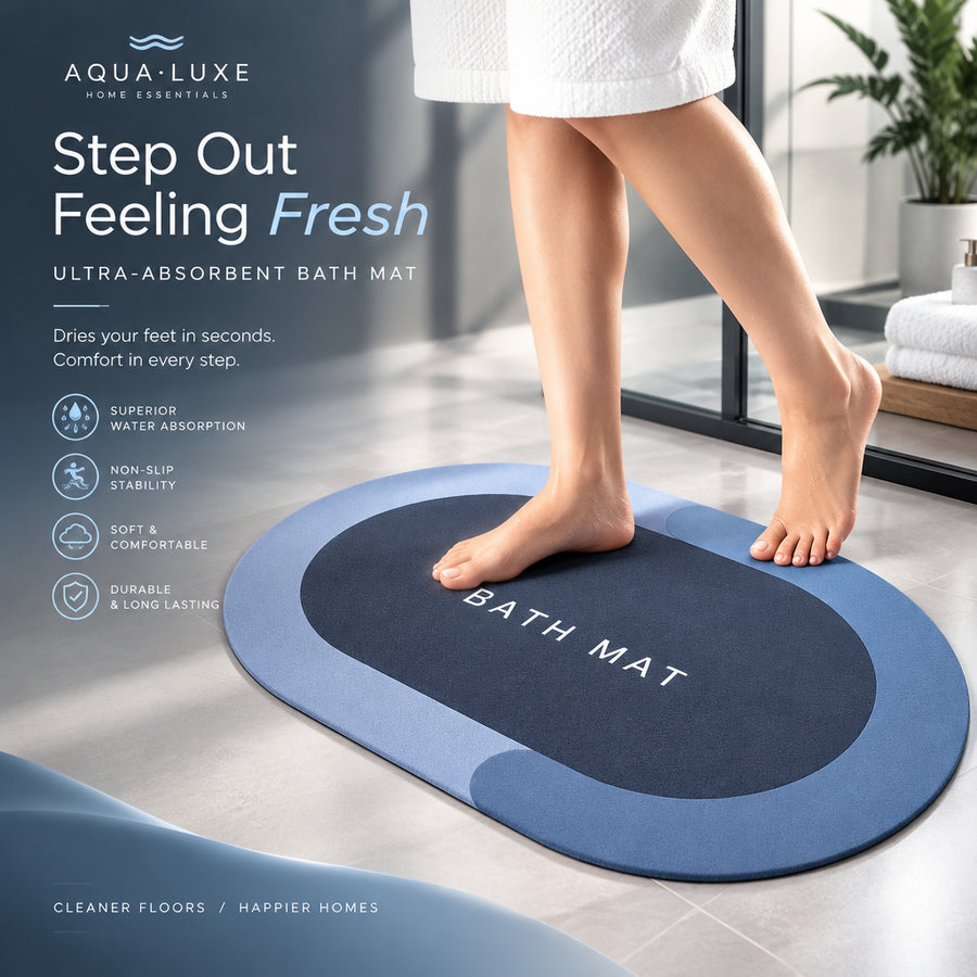 Non-Slip Bathroom Floor Mat – 50 x 80 cm – product image 1