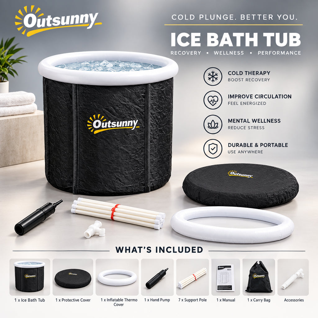 Portable Cold Plunge Tub with Insulated Cover – product image 5
