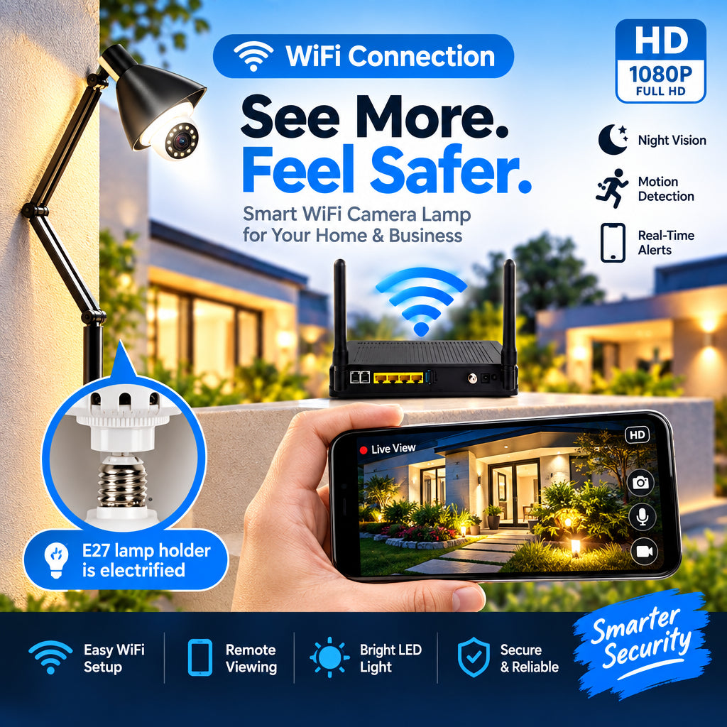 E27 WiFi Smart Bulb Security Camera – product image 4