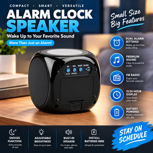 LED Projection Alarm Clock with USB
