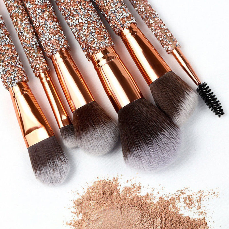 Luxury Crystal Makeup Brush Set – 10 Piece – product image 5