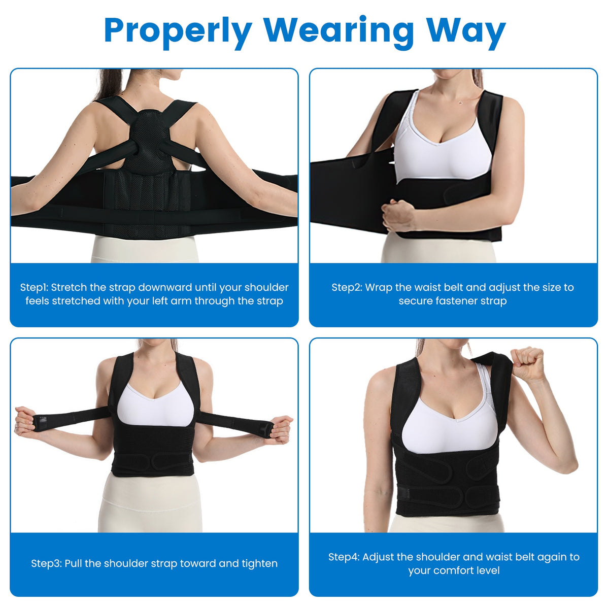 Adjustable Posture Corrector – S/M/L – product image 4